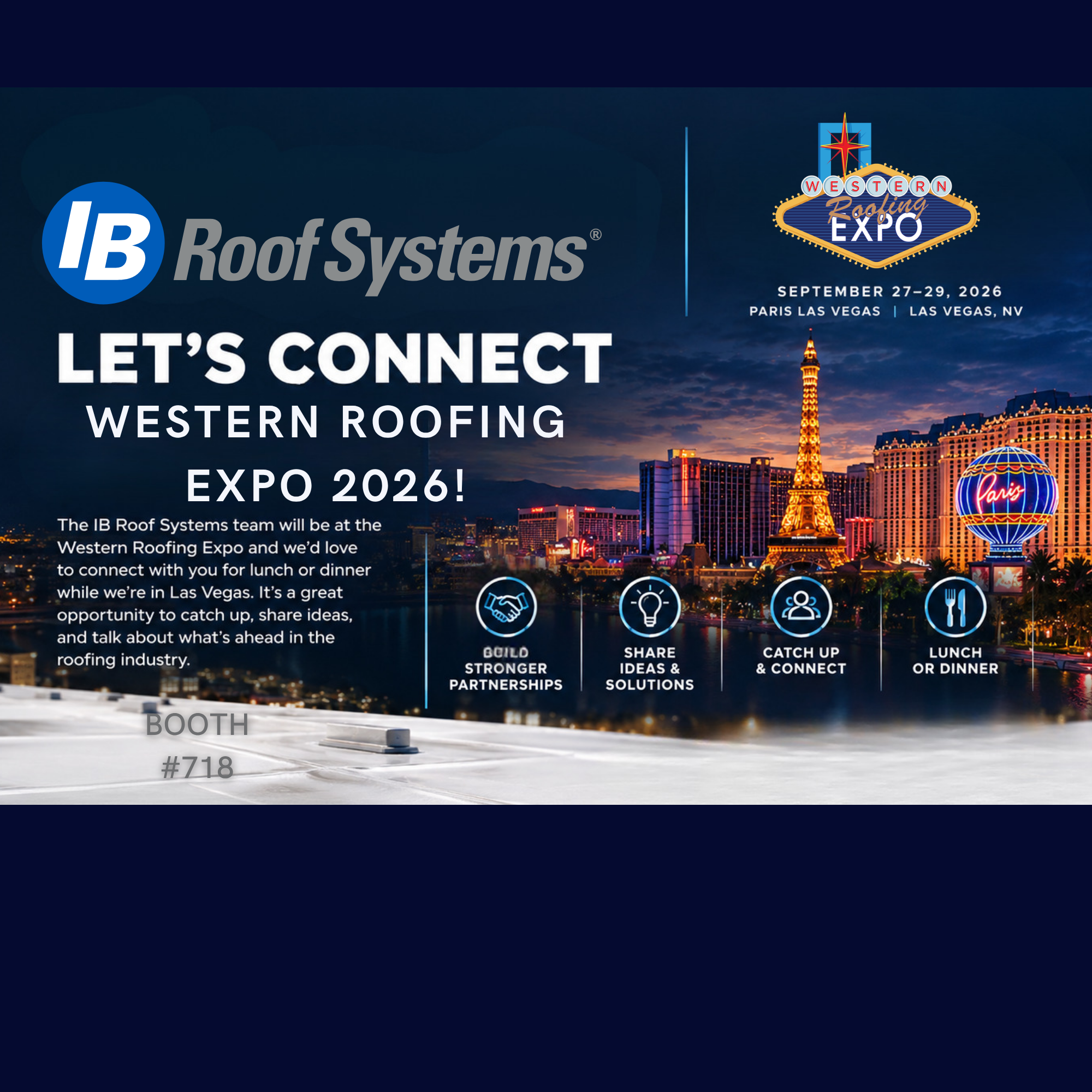 IB Roof Systems at Western Roofing Expo 2026
