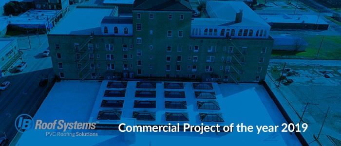 Bronco Roofing receives the prestigious Commercial Project of the Year award for Crazy Water Hotel
