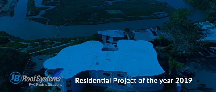 Premium Roof Services wins the prestigious award for Palm Residence, Cardiff, CA