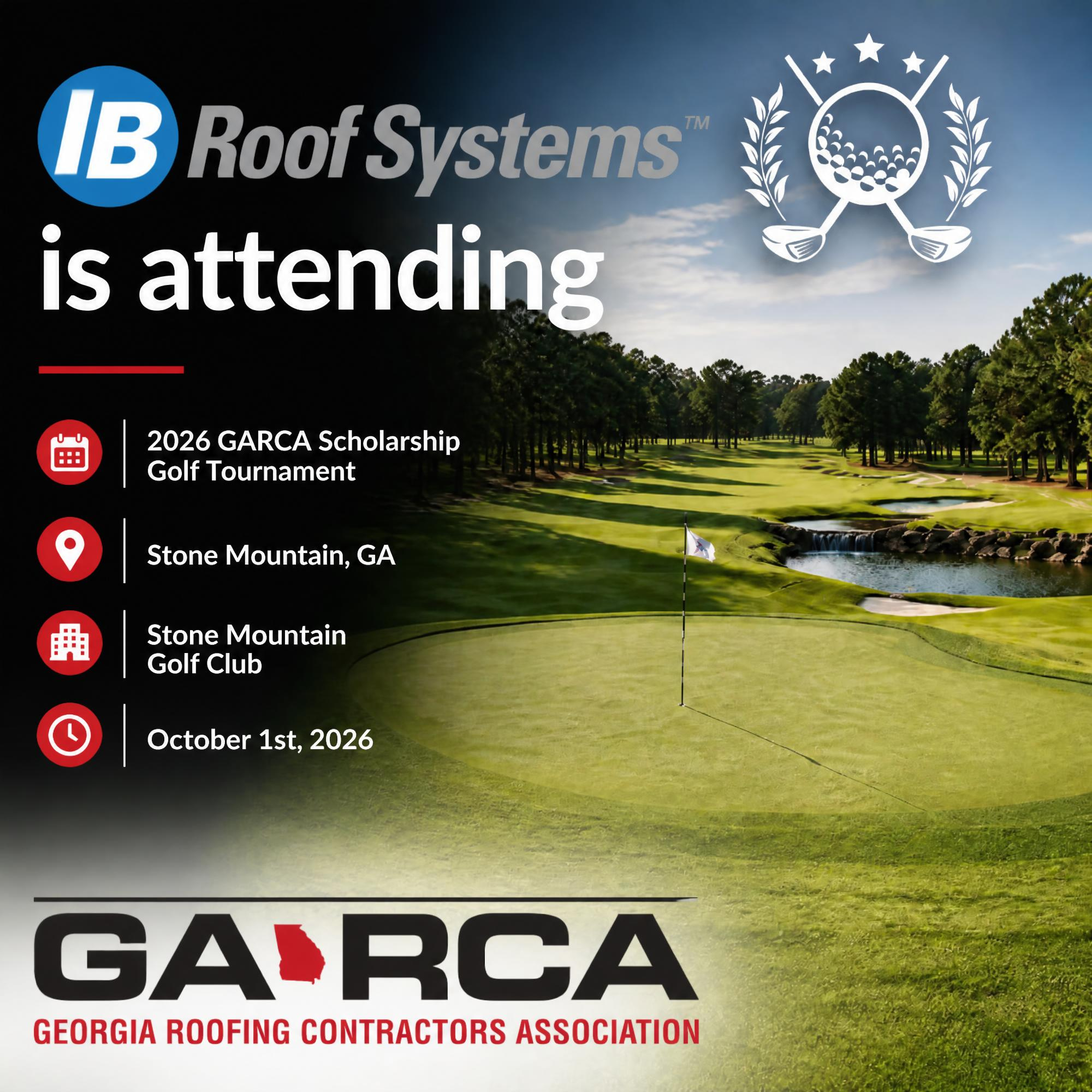 IB Roof Systems at the 2026 GARCA Scholarship Golf Tournament